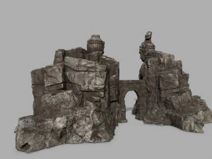 budha rocks 3D Model