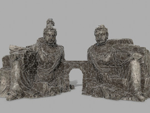budha rocks Model 3D