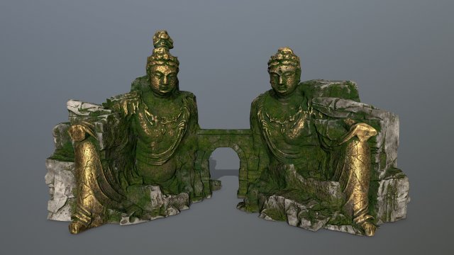 budha Modello 3D .c4d .max .obj .3ds .fbx .stl .blend 