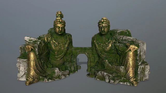 budha 3D Model .c4d .max .obj .3ds .fbx .stl .blend