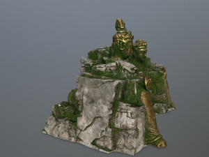 budha Modello 3D