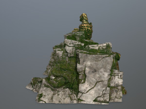 budha Modello 3D
