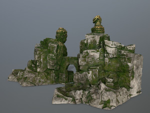 budha Modello 3D