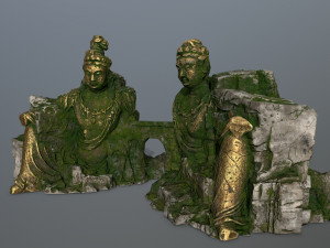 budha Modello 3D
