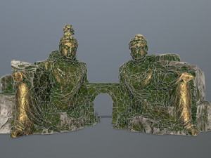 budha Modello 3D