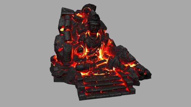 buda 3D-Modell .c4d .max .obj .3ds .fbx .stl .blend 