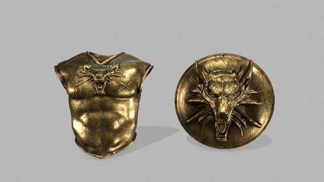 armor Model 3D .c4d .max .obj .3ds .fbx .stl .blend 