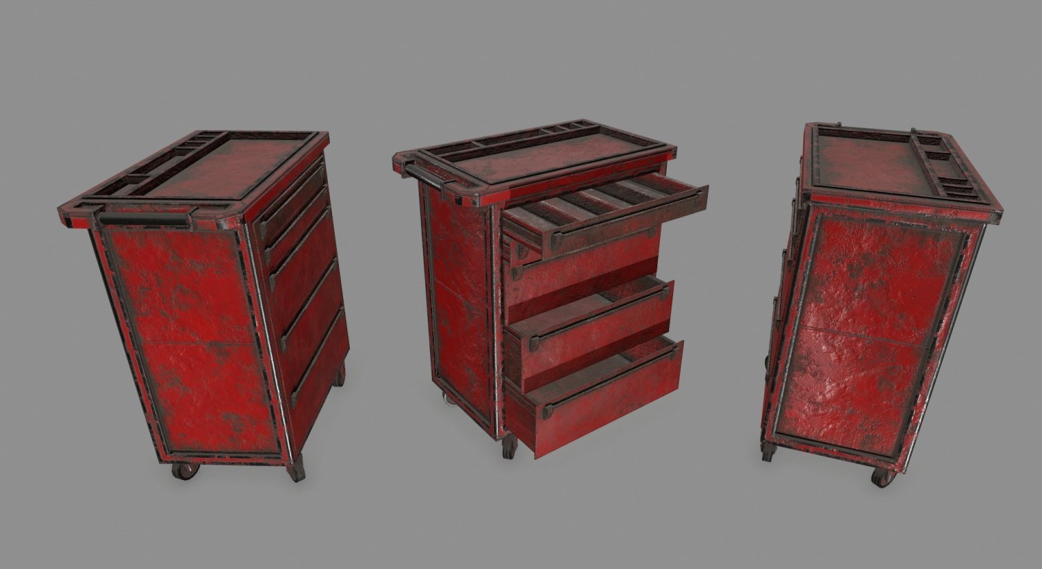 Garage 03 Set Furniture and Tools | 3D model