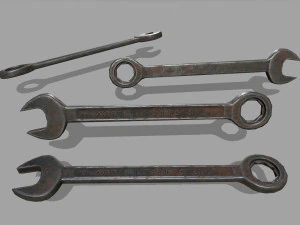 Garage set 3D Model