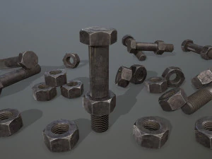Garage set 3D Model