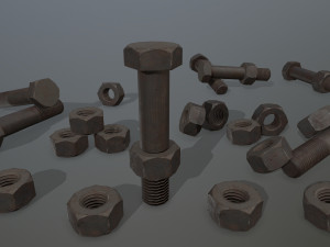 bolts 3D Model