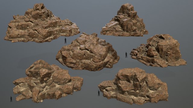 rocks Modèle 3D .c4d .max .obj .3ds .fbx .stl .blend 