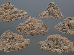 rocks Modèle 3D