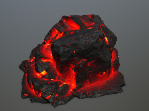lava rock 3D Модель