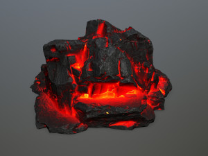 lava rock 3D Модель
