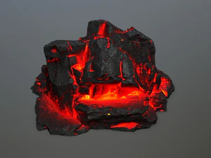 lava rock 3D Model