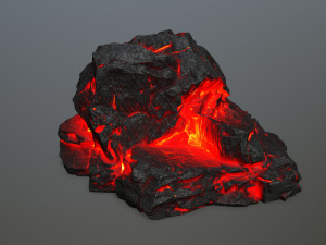 lava rock 3D Модель