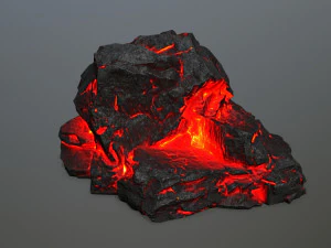 lava rock 3D Model