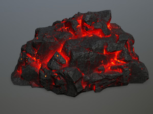 lava rock 3D Модель