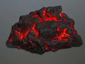 lava rock 3D Model