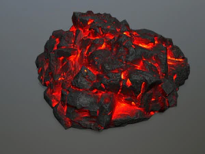 lava rock 3D Model