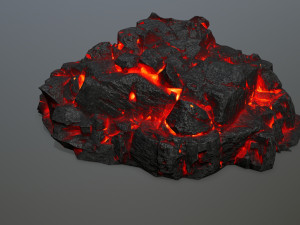 lava rock 3D Модель