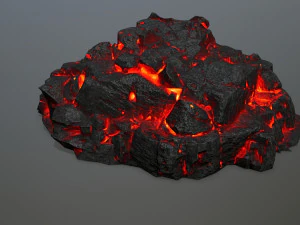 lava rock 3D Model