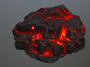 lava rock 3D Модель