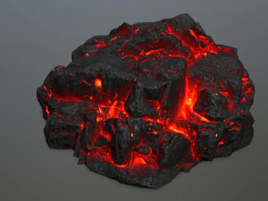 lava rock 3D Model