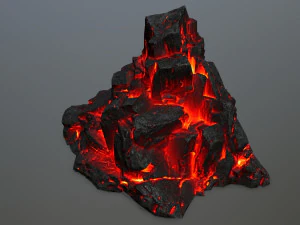 lava rock 3D Model