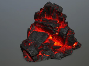 lava rock 3D Model