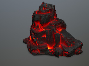 lava rock 3D Модель