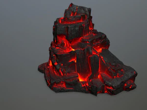 lava rock 3D Model