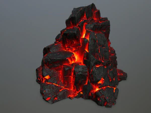 lava rock 3D Model
