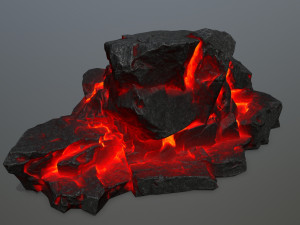 lava rock 3D Модель