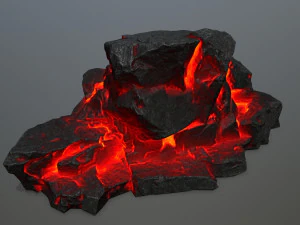 lava rock 3D Model