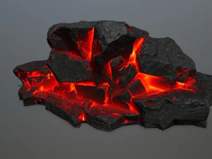 lava rock 3D Model