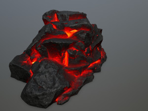 lava rock 3D Модель