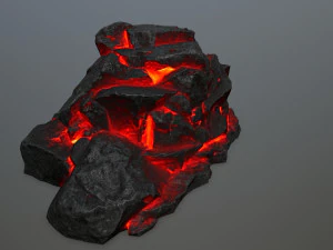 lava rock 3D Model
