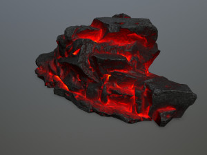 lava rock 3D Модель