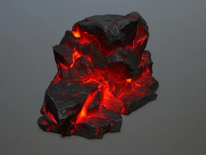 lava rock 3D Model