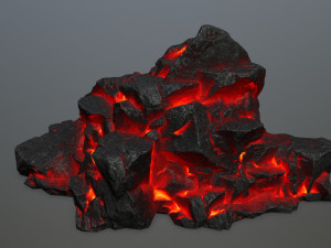 lava rock 3D Модель