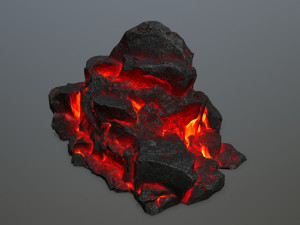 lava rock 3D Модель