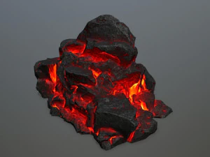 lava rock 3D Model