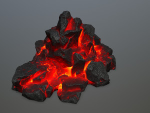 lava rock 3D Модель