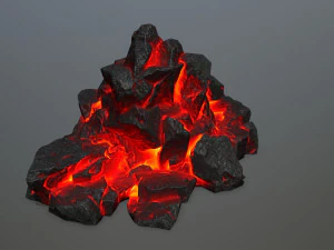 lava rock 3D Model