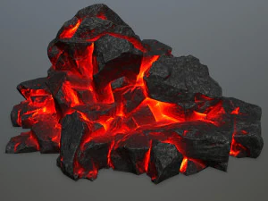 lava rock 3D Model