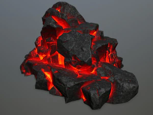 lava rock 3D Model