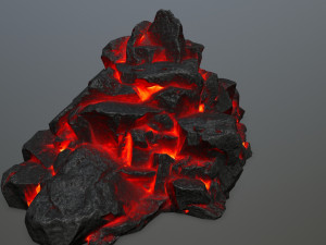 lava rock 3D Модель