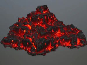 lava rock 3D Model